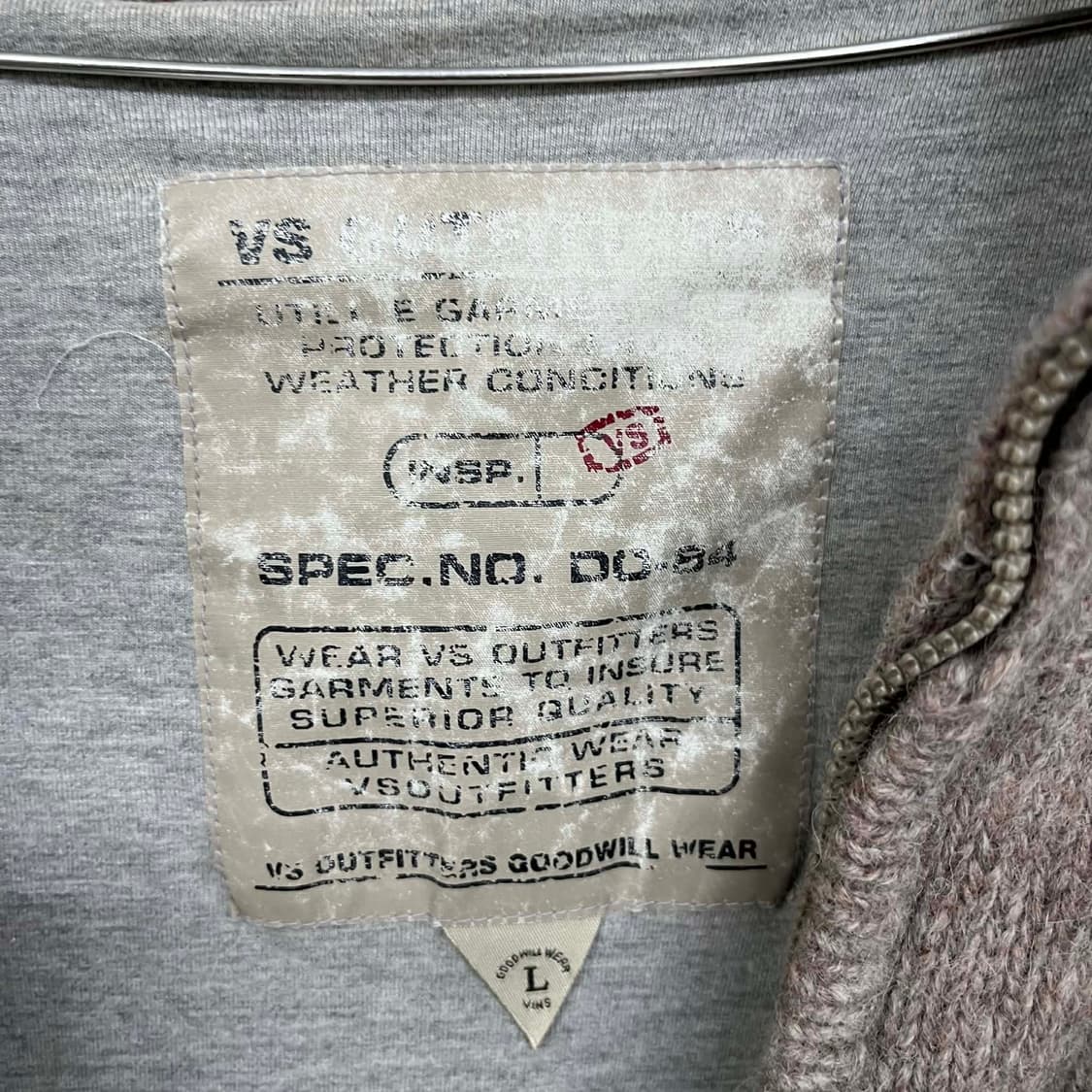 Vintage 올드스쿨 헤비 니트 집업 자켓 상품이미지7