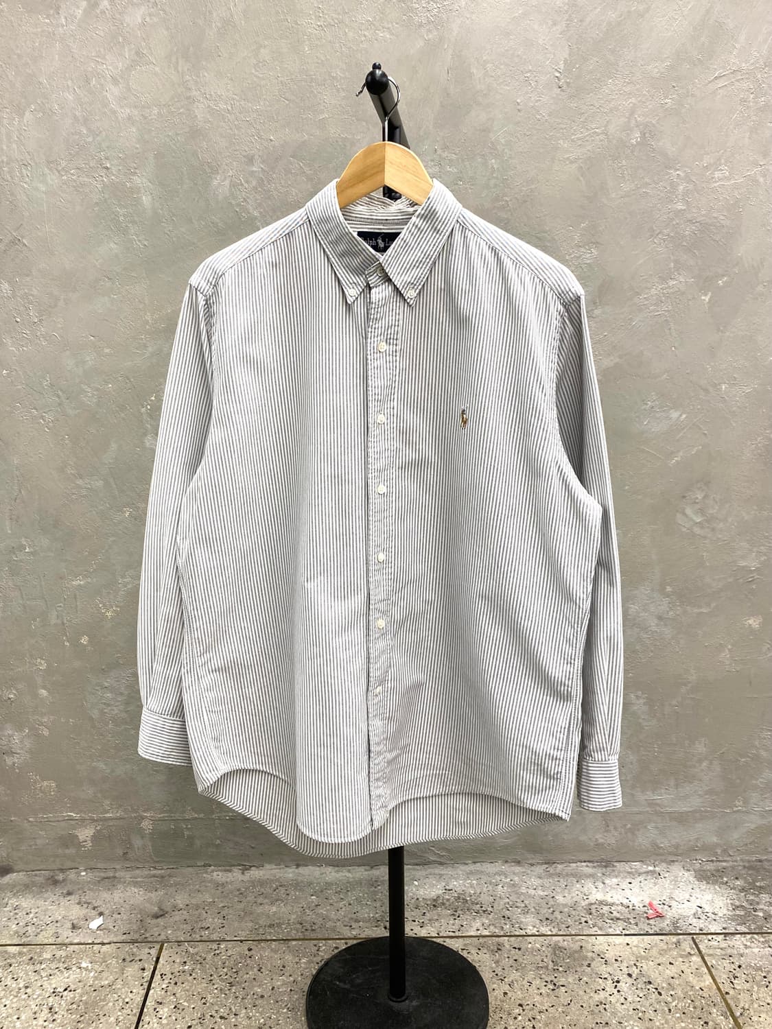 [L] 90-00s Polo 폴로 랄프로렌 스트라이프 셔츠 상품이미지1
