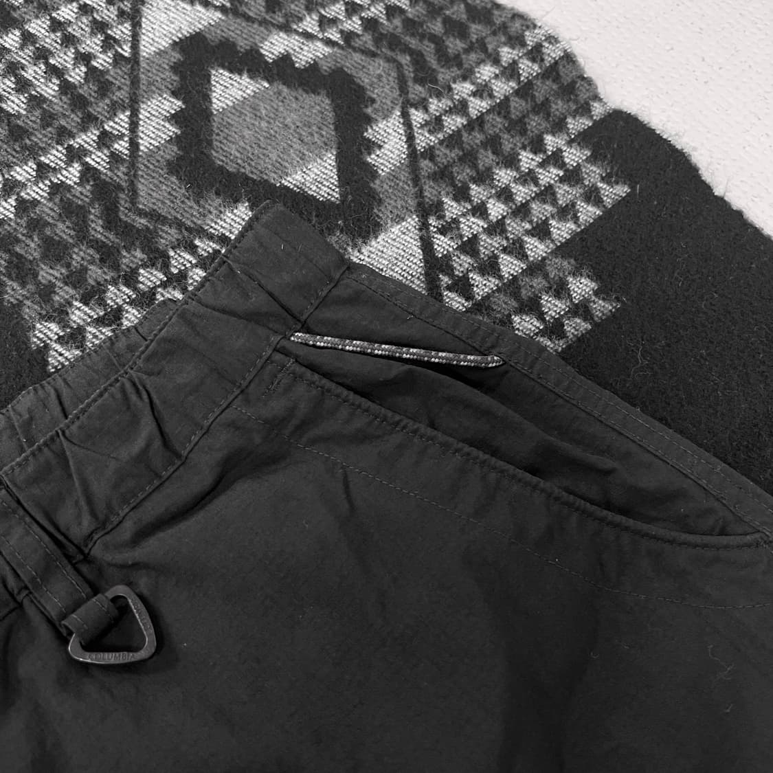 콜롬비아 고프코어 카고팬츠 블랙 상품이미지4