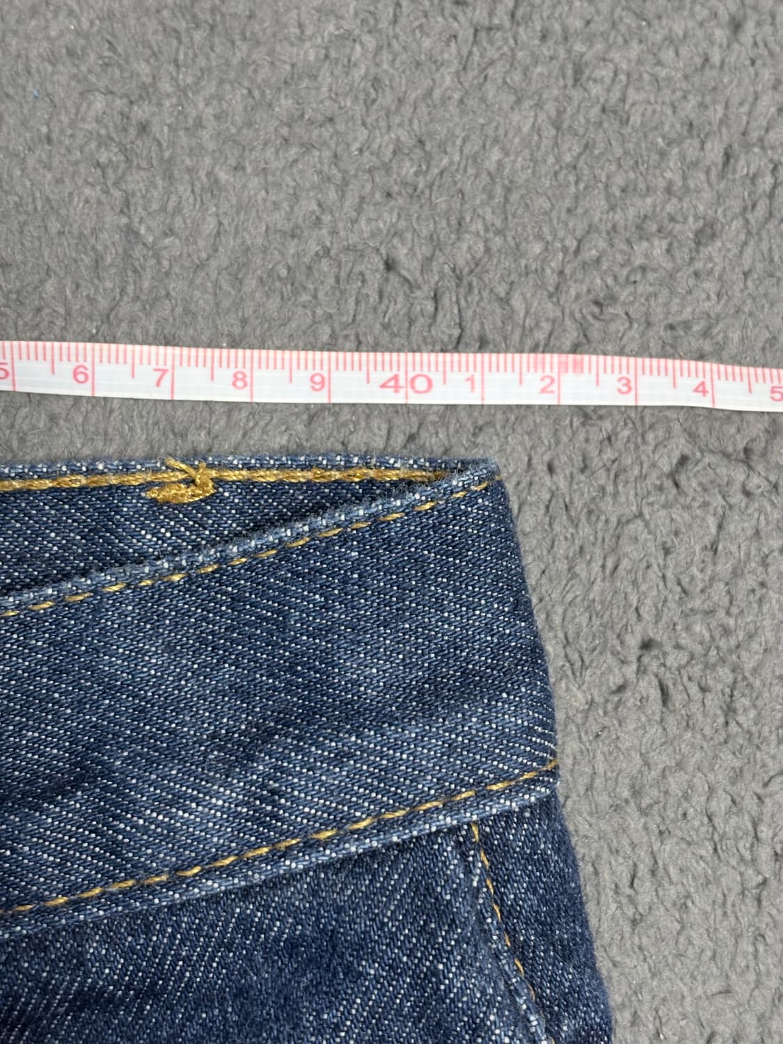 (33x32) 00s 리바이스 517 부츠컷 인디고 생지 데님 상품이미지7