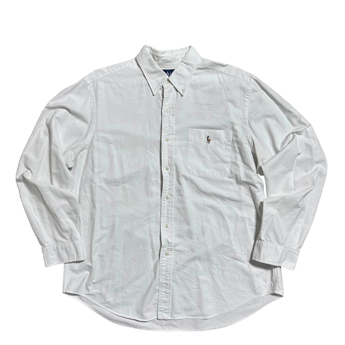 폴로 클래식핏 화이트 셔츠(XL) 상품이미지1