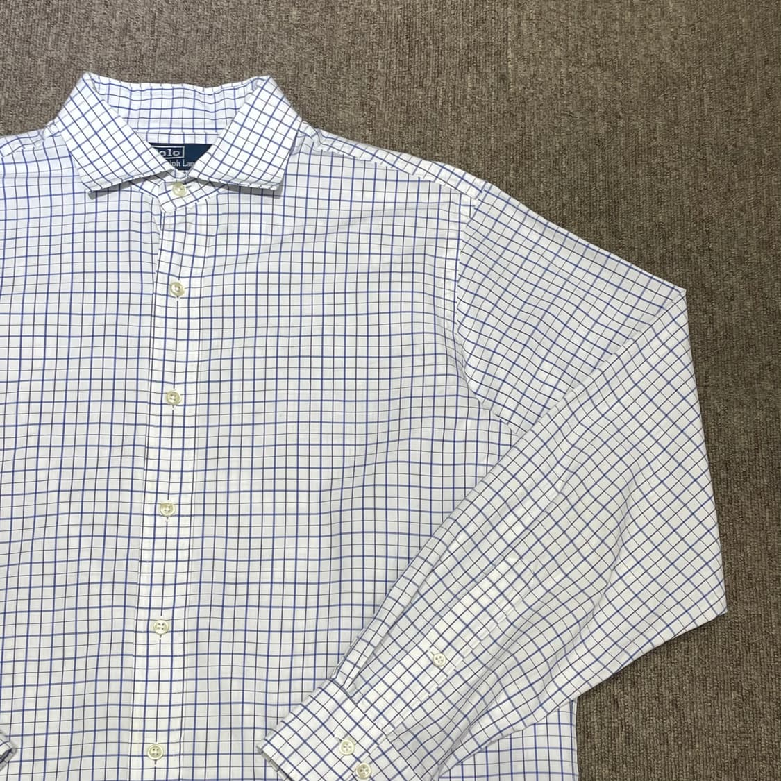 (16 1/2) POLO 폴로 랄프로렌 체크 셔츠 리젠트 클래식핏 상품이미지5