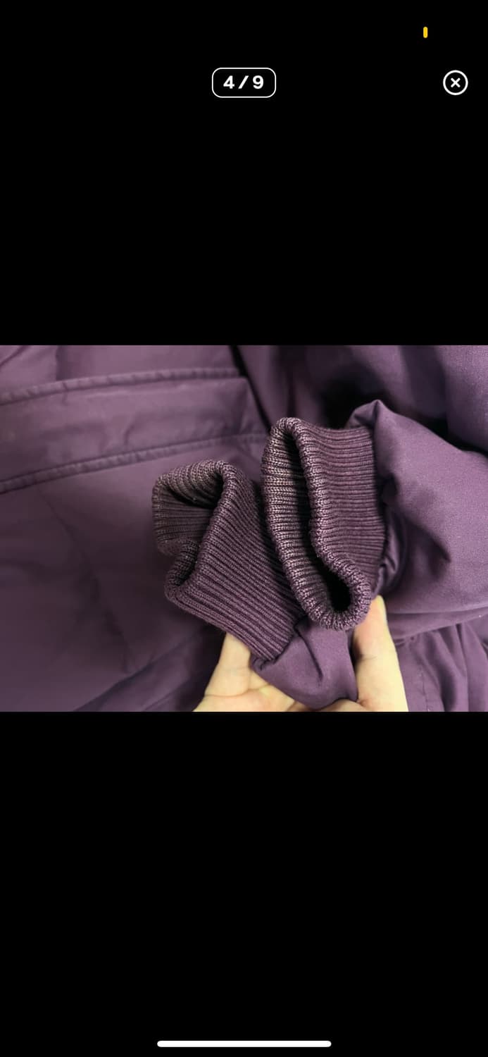 라코스테 빈티지 퍼플 패딩 L 상품이미지2