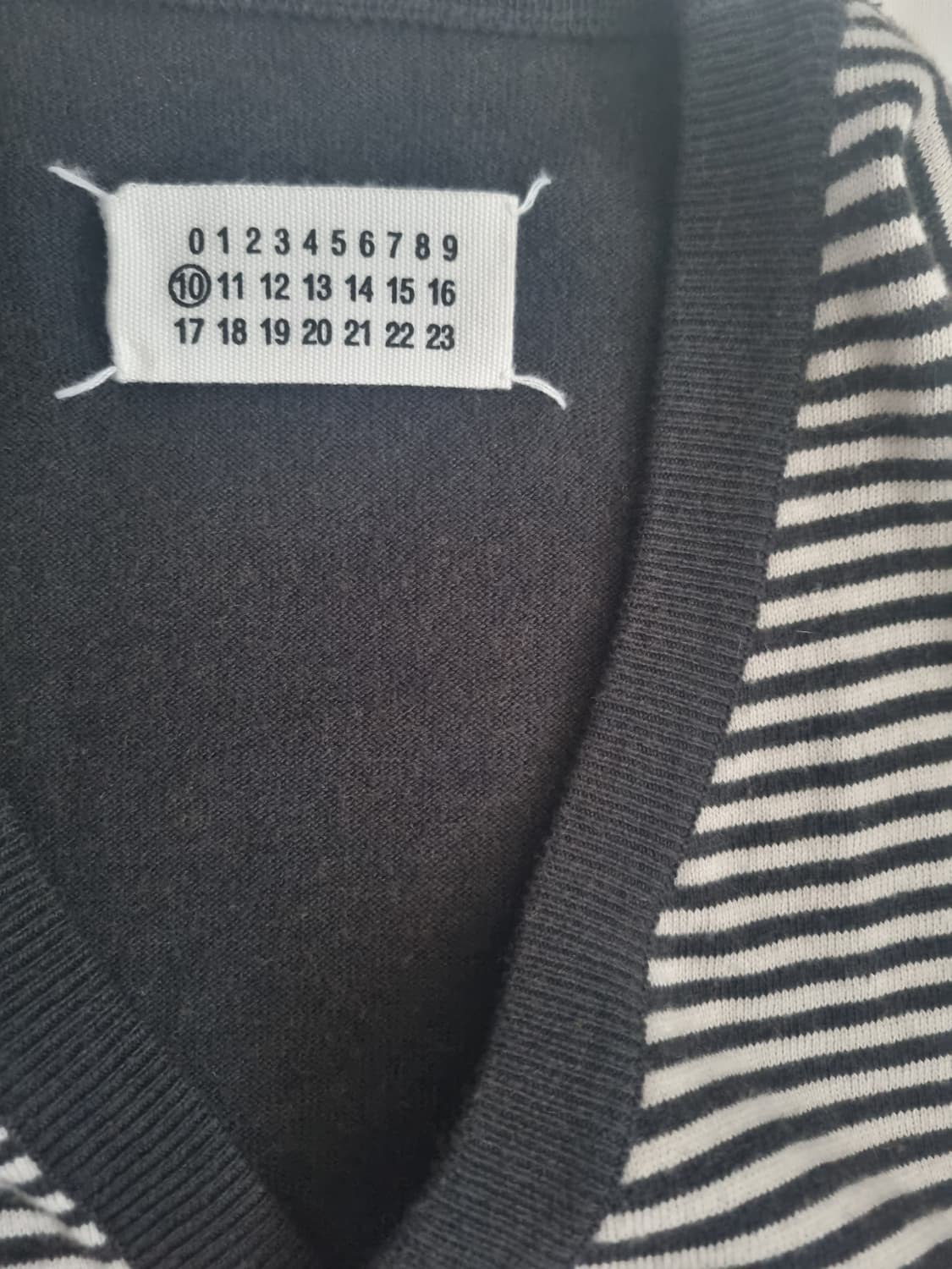 Martin margiela stripe cardigan M 상품이미지3