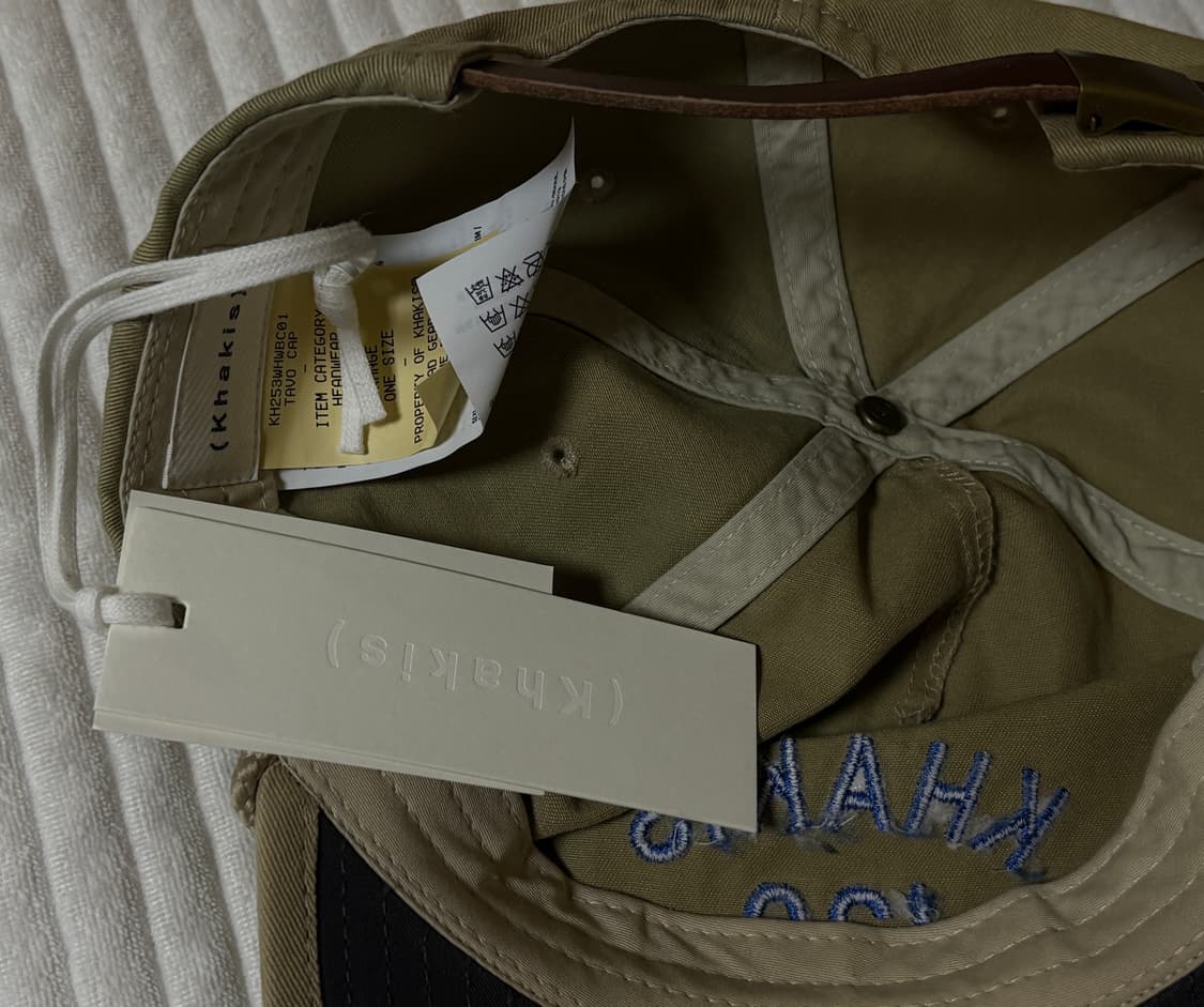 카키스 타보 캡 tavo cap 모자 볼캡 베이지 상품이미지3