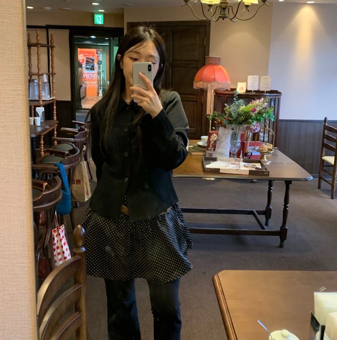 [상태 최상] 도트 레이어드 원피스 상품이미지1