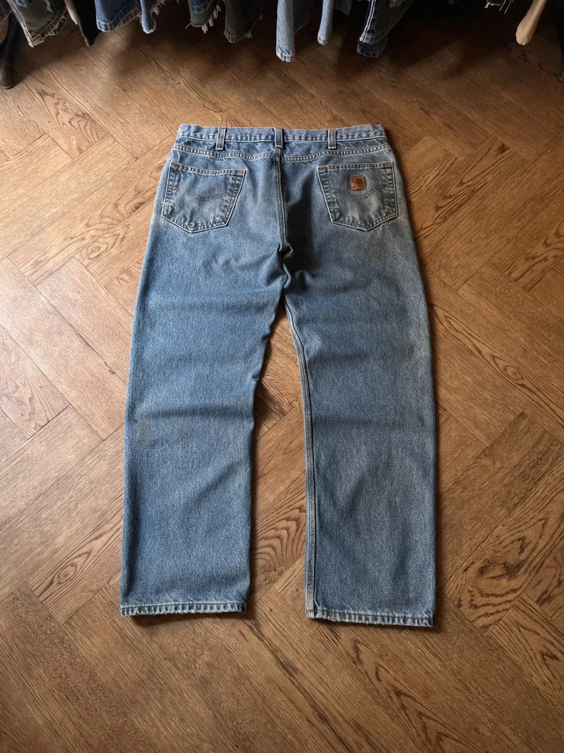 [38]칼하트 USA 빈티지 워싱 워크 데님 팬츠 상품이미지1