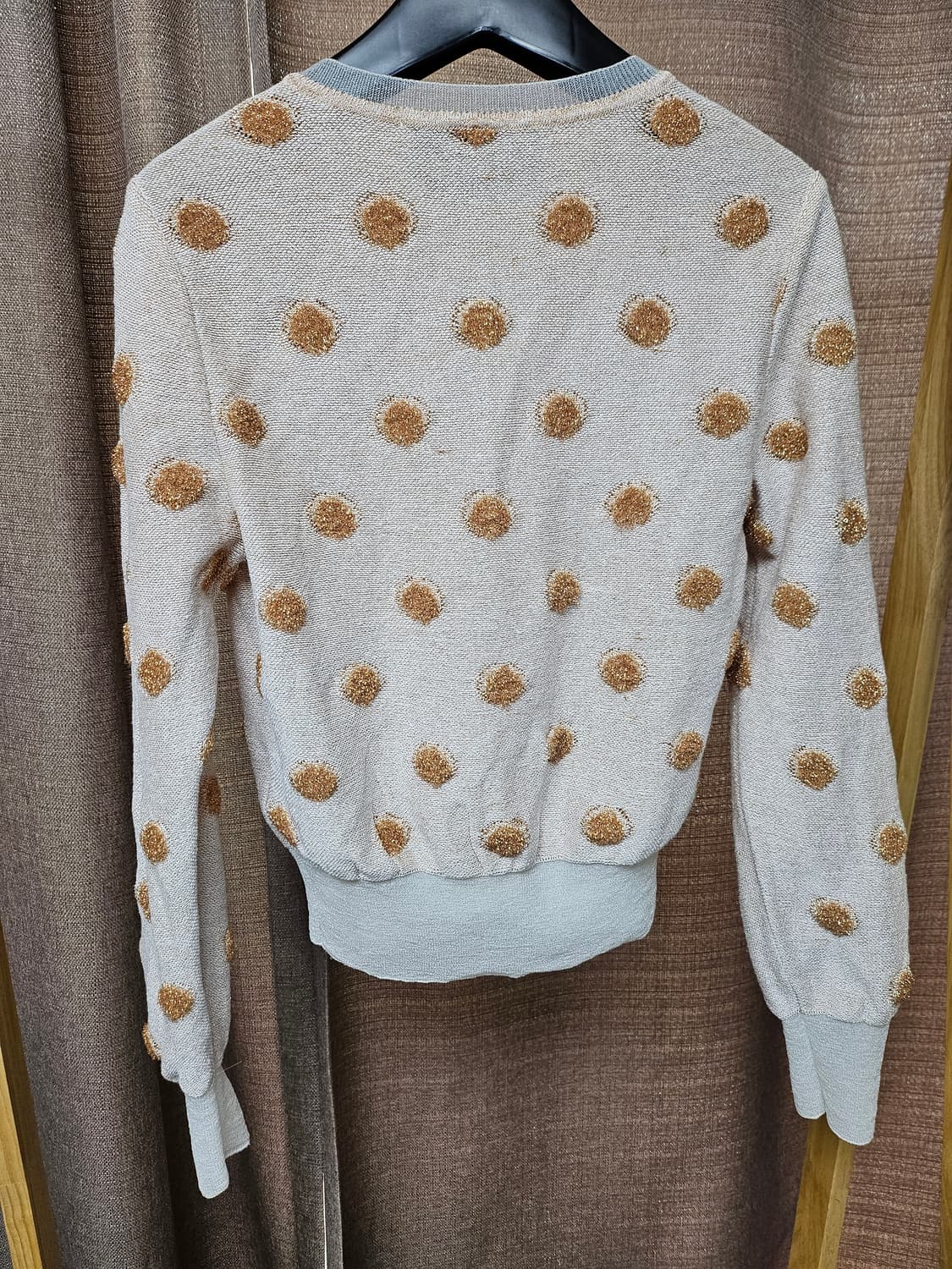 럭키슈에뜨 도트 패턴 가디건 상품이미지5