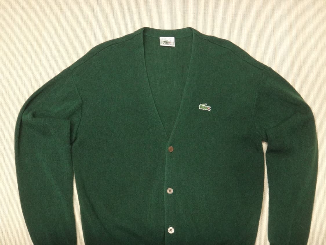 (L/100) 라코스테 LACOSTE 남성 브이넥 울 가디건 상품이미지3