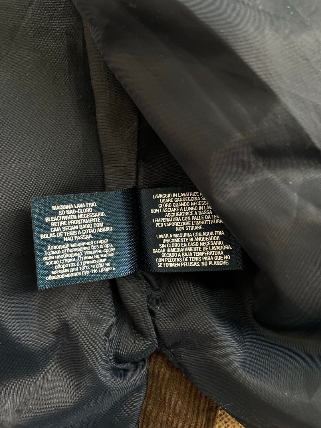 폴로 랄프로렌 네이비 퀼팅 자켓 18-20(90-95) 상품이미지6