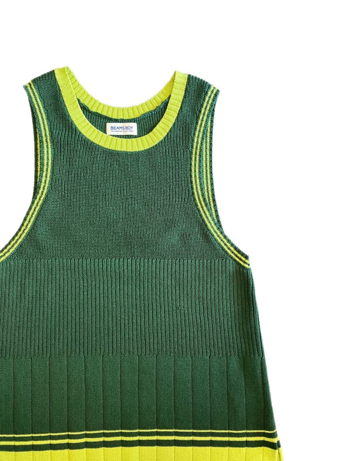Beams boy knitted vest 상품이미지3