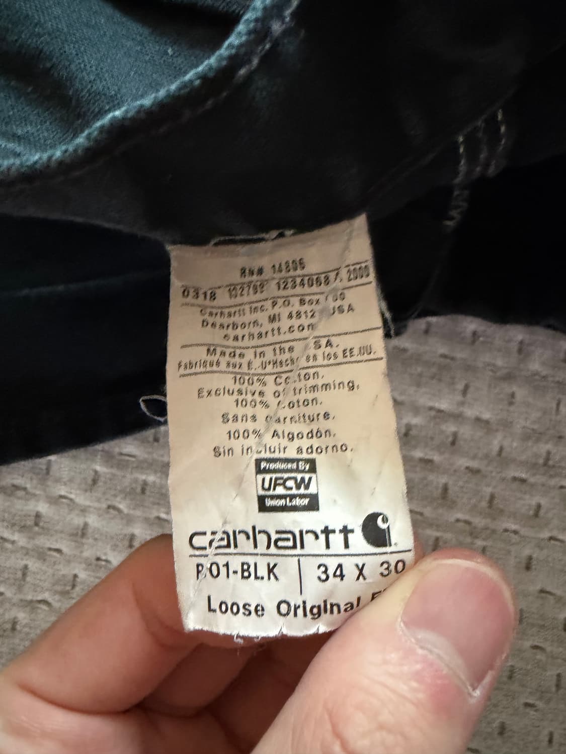 [34] 칼하트 더블니 워크팬츠 b01 상품이미지4