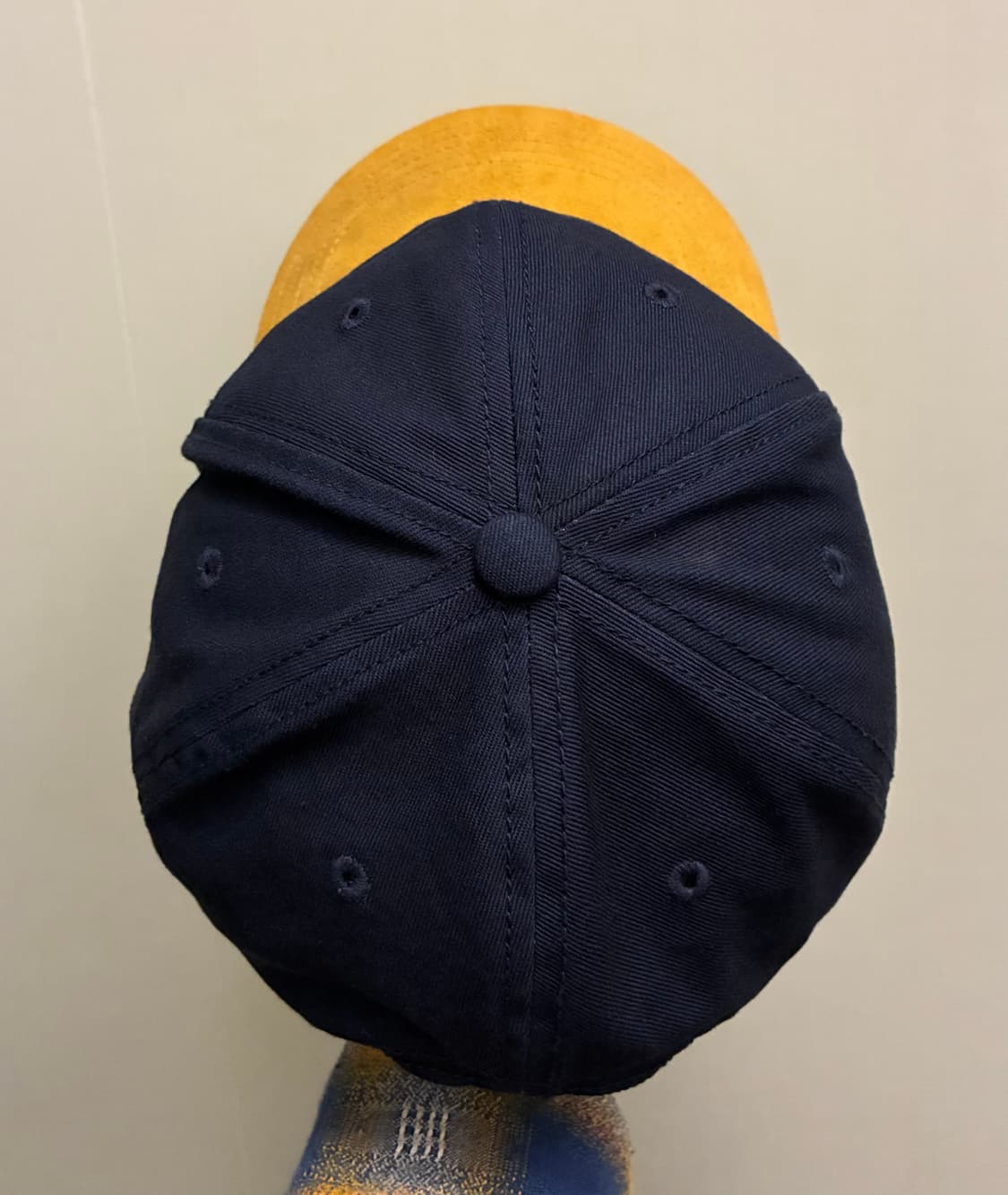 (F)휴먼메이드 투톤 6패널 트윌 볼캡 모자 네이비 브라운 상품이미지5