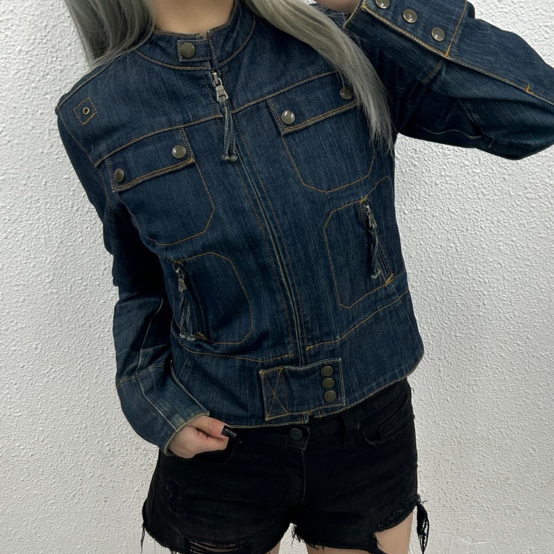 폴로 랄프로렌 센터포켓 청데님 자켓 S 상품이미지1