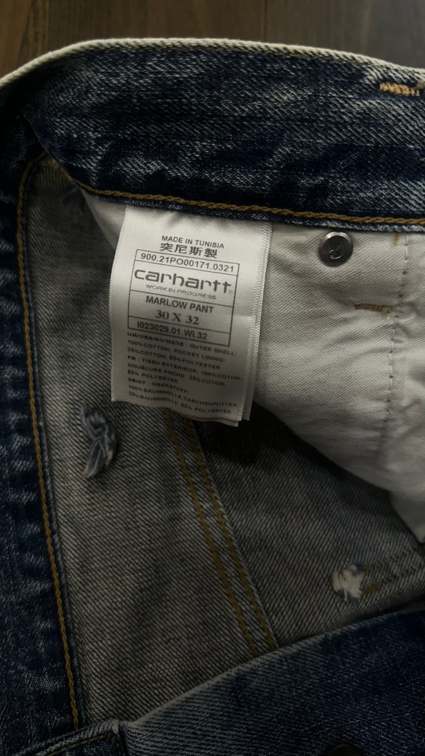 빈티지 칼하트데님. 중청. 30사이즈 상품이미지6