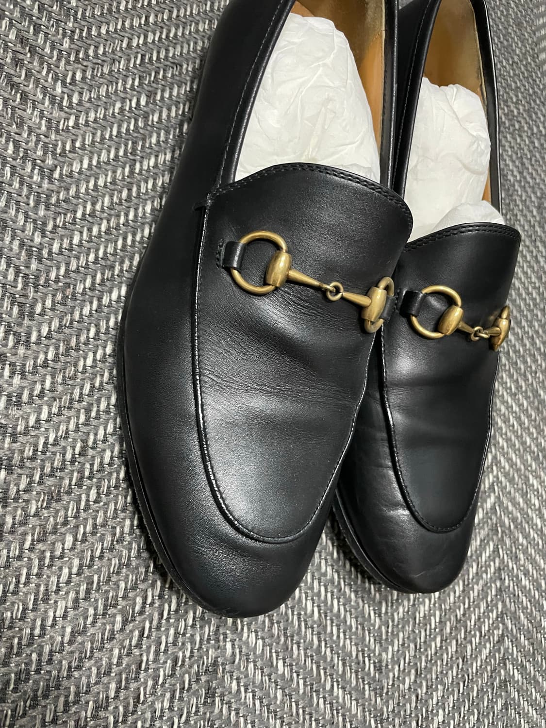 GUCCI 구찌 조던 홀스빗 로퍼 블랙 EU37/한국240 상품이미지3