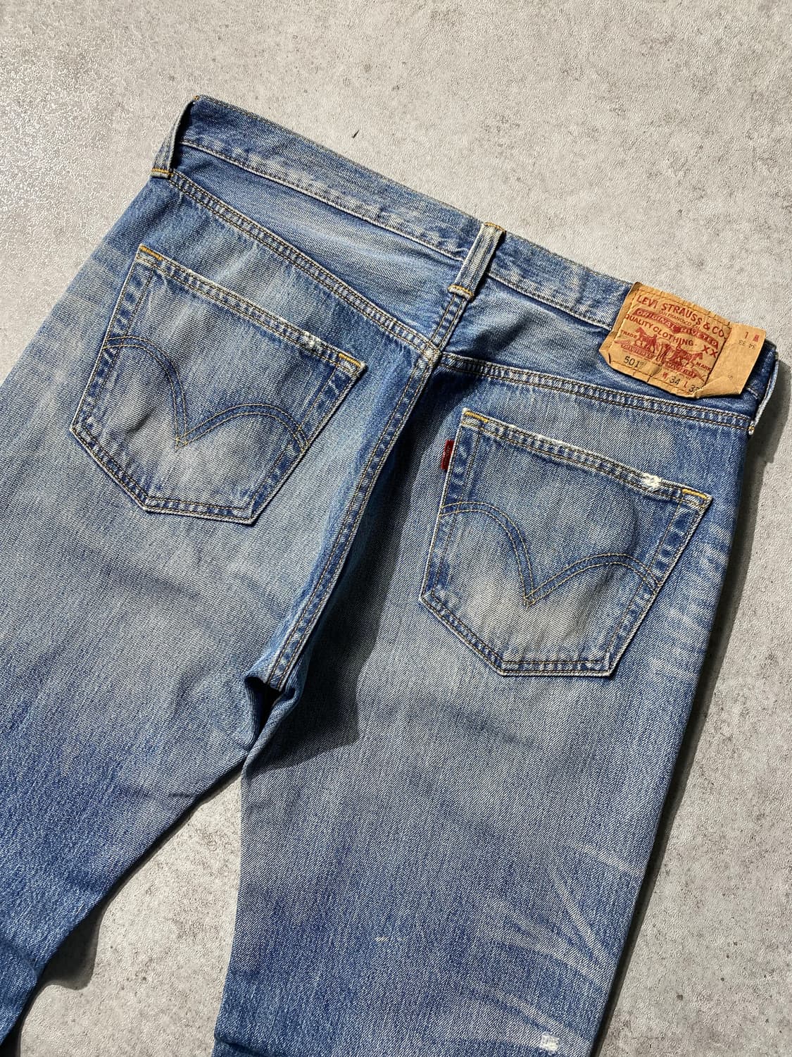 [33] 00s Levi's 501 리바이스 디스트레스드 데님팬츠 상품이미지8