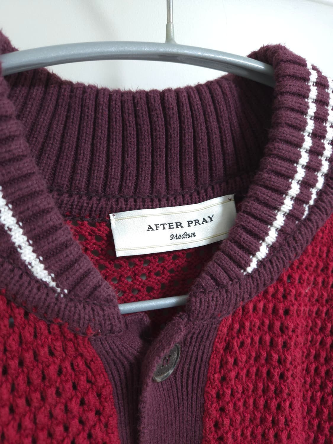 애프터프레이 크로쉐 바시티 가디건 상품이미지4