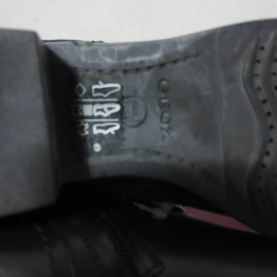 새상품 금강 GEOX 제옥스 가죽 앵클 부츠 워크 워커 35 225 상품이미지5