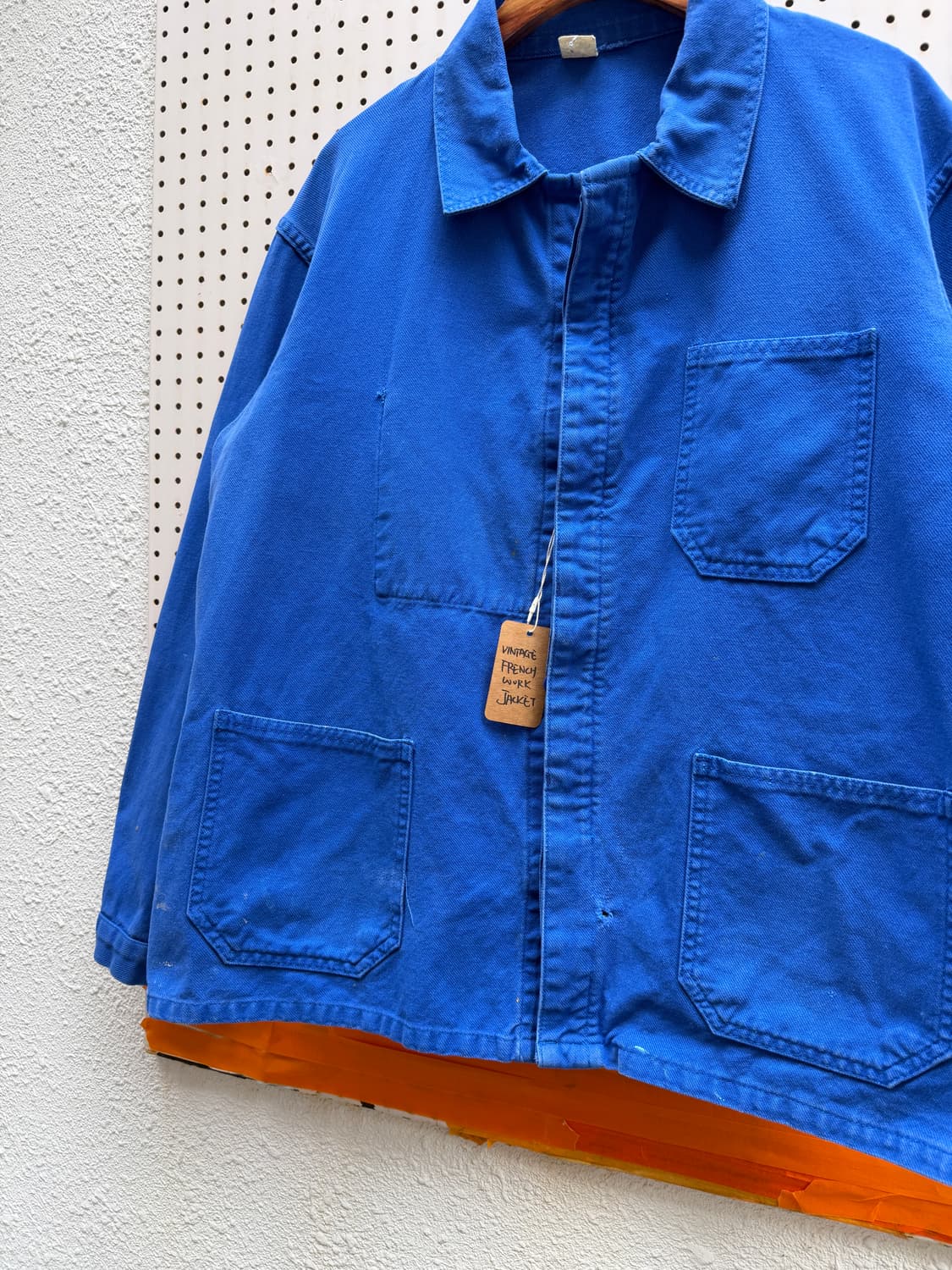 OLD MODEL WASHED BLUE 올드모델 빈티지 프렌치워크자켓 상품이미지5