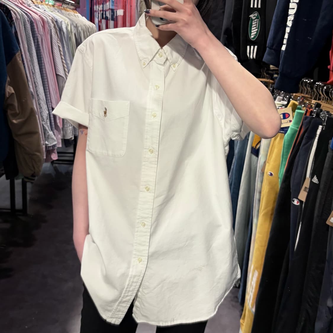 [IM] PoloRalphLauren 폴로 랄프로렌 반팔 셔츠 화이트 상품이미지2
