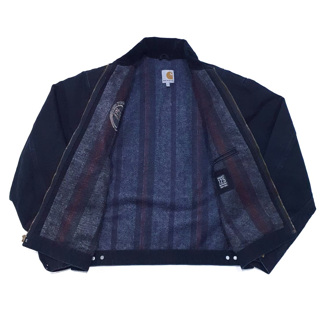 칼하트 디트로이트 j001 블랙 L (105-110) 125주년 상품이미지8