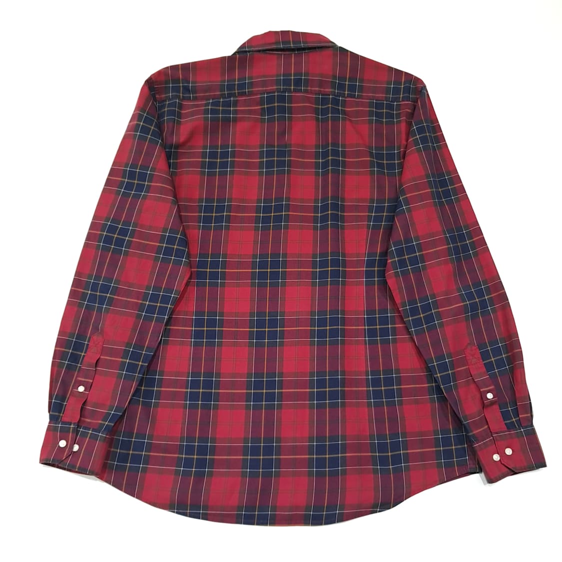 CL373 L 바버 코튼 버튼다운 테일러드핏 레드 셔츠 남방 상품이미지7