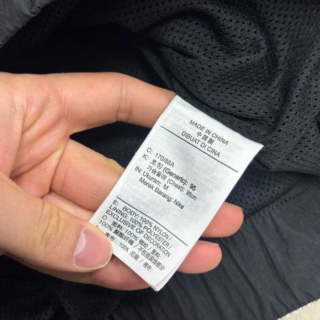 나이키 사이드라인 백로고 스우시 아노락 M 상품이미지6