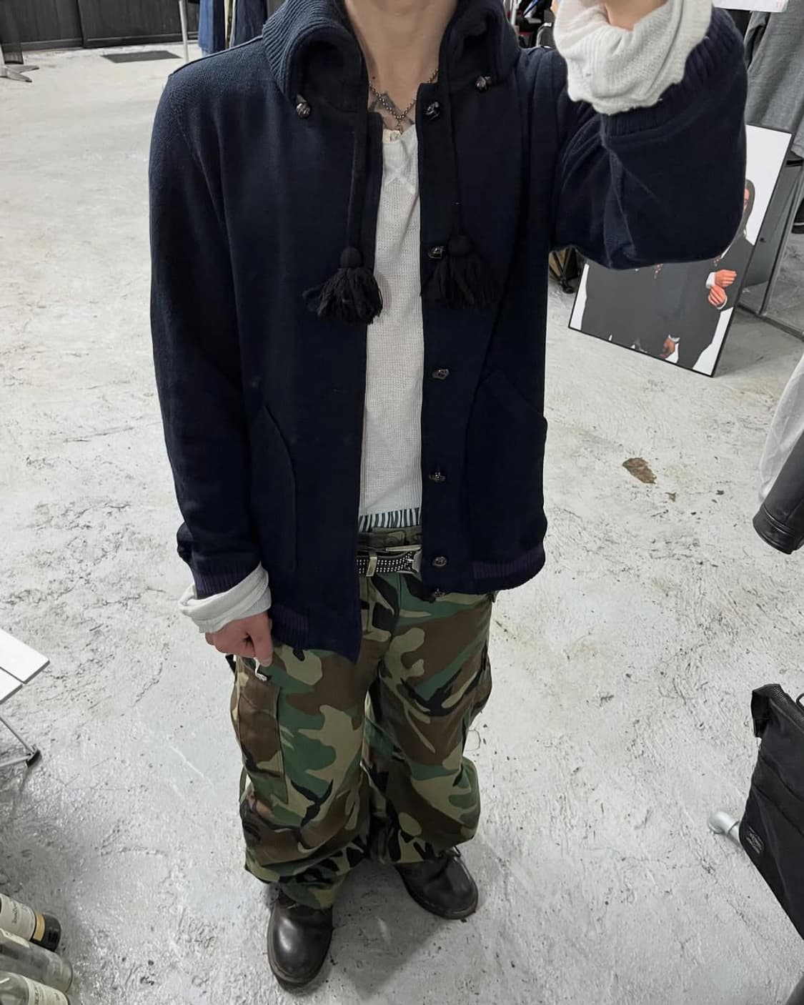 TKMIXIPICE shawl collar cardigan 상품이미지1