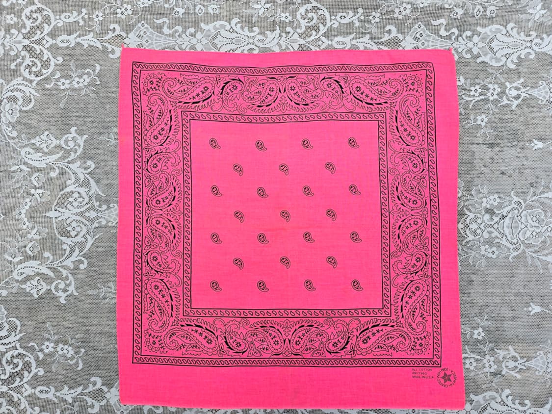 70s 페이즐리 반다나 셀비지 상품이미지1