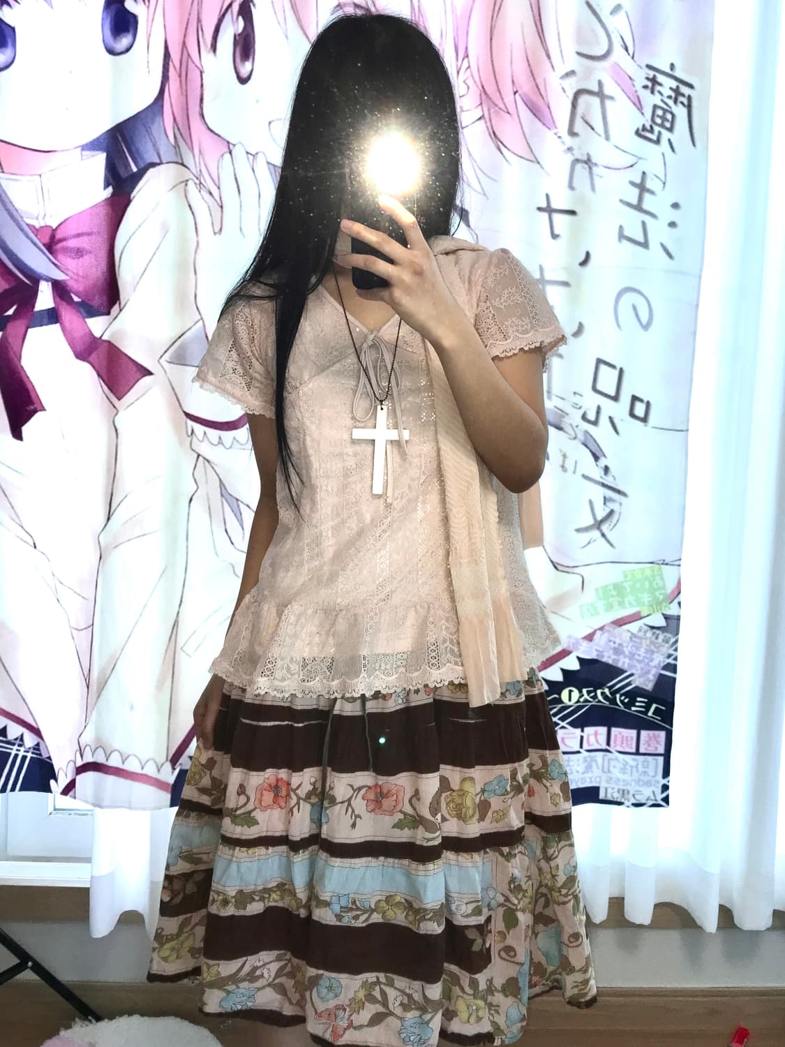 스트로베리 리본 레이스 탑 상품이미지2