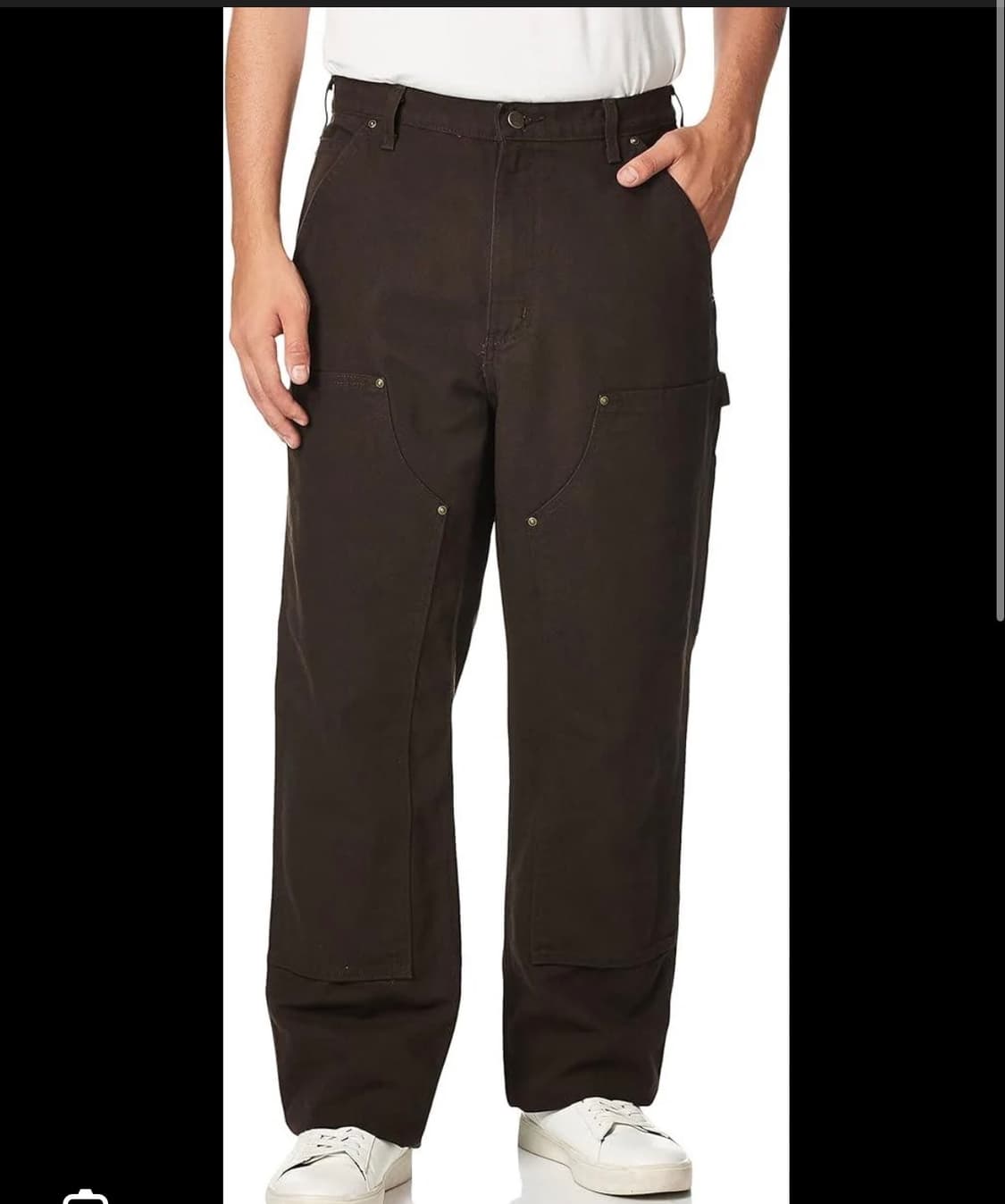 36X34)칼하트 더블니 B136 DKB 다크브라운 상품이미지6