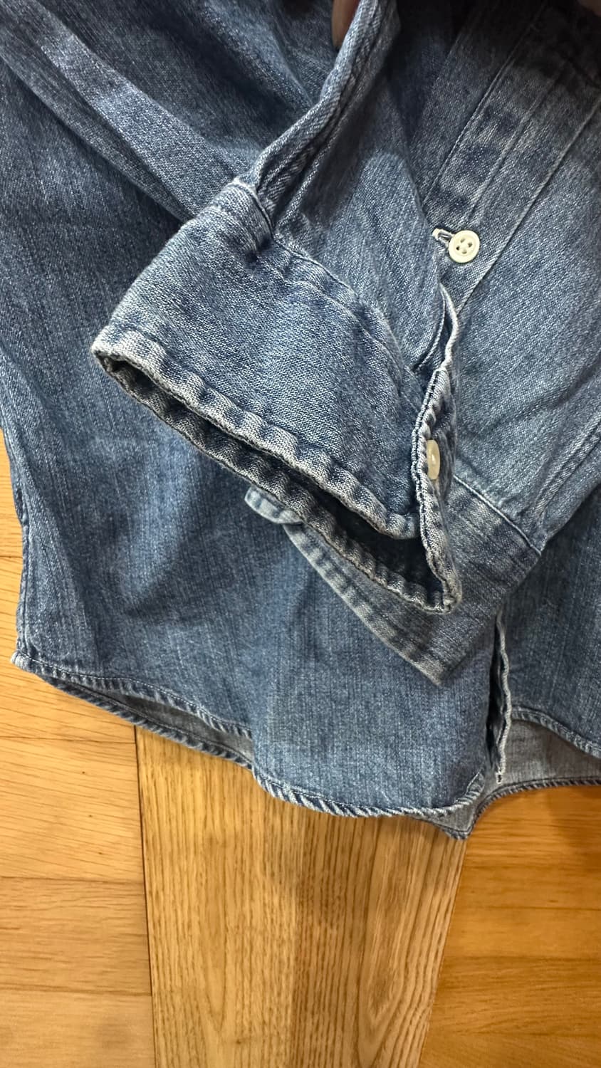 폴로 랄프로렌 데님 셔츠 긴팔 s 사이즈 상품이미지3