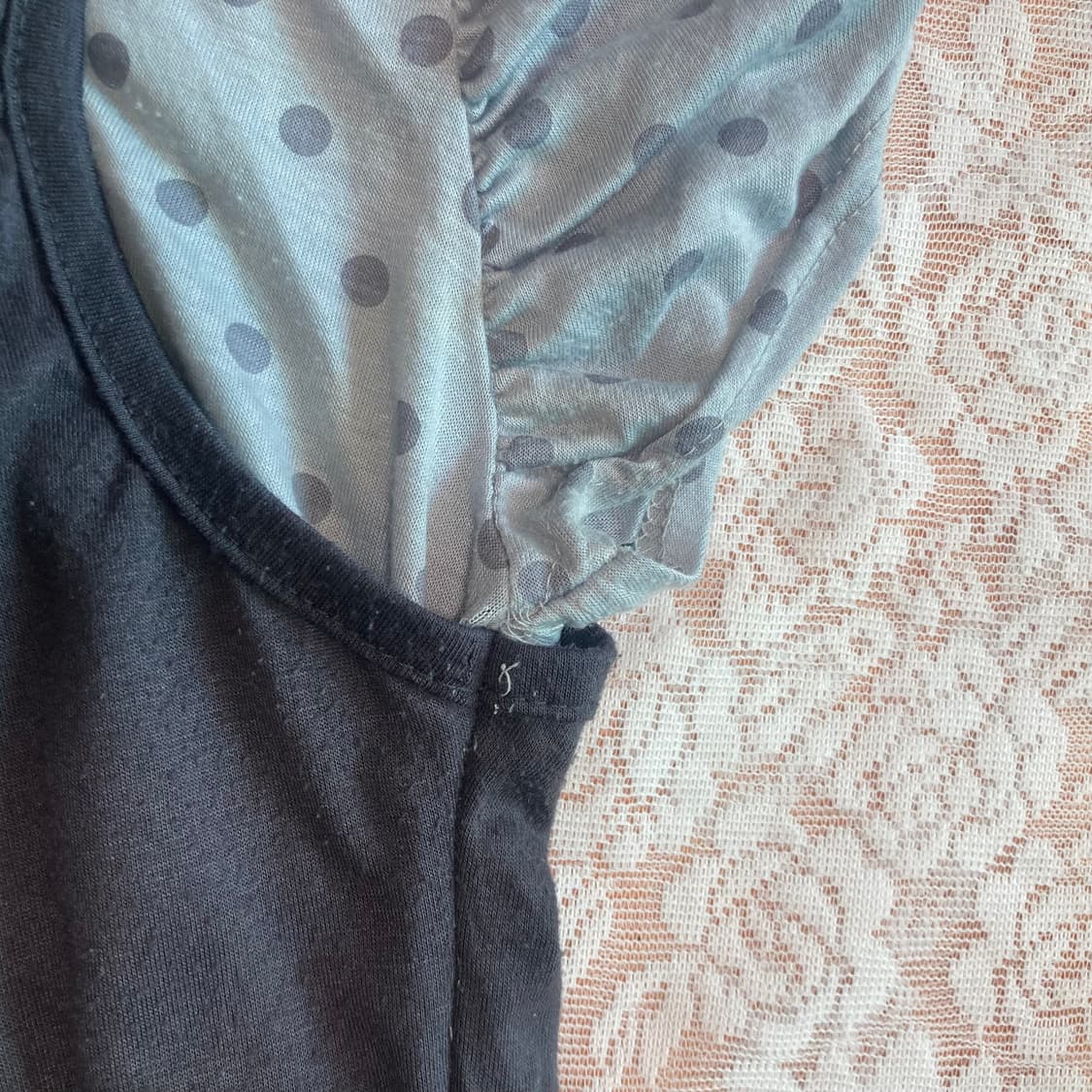 Layered dot T-shirt 상품이미지4