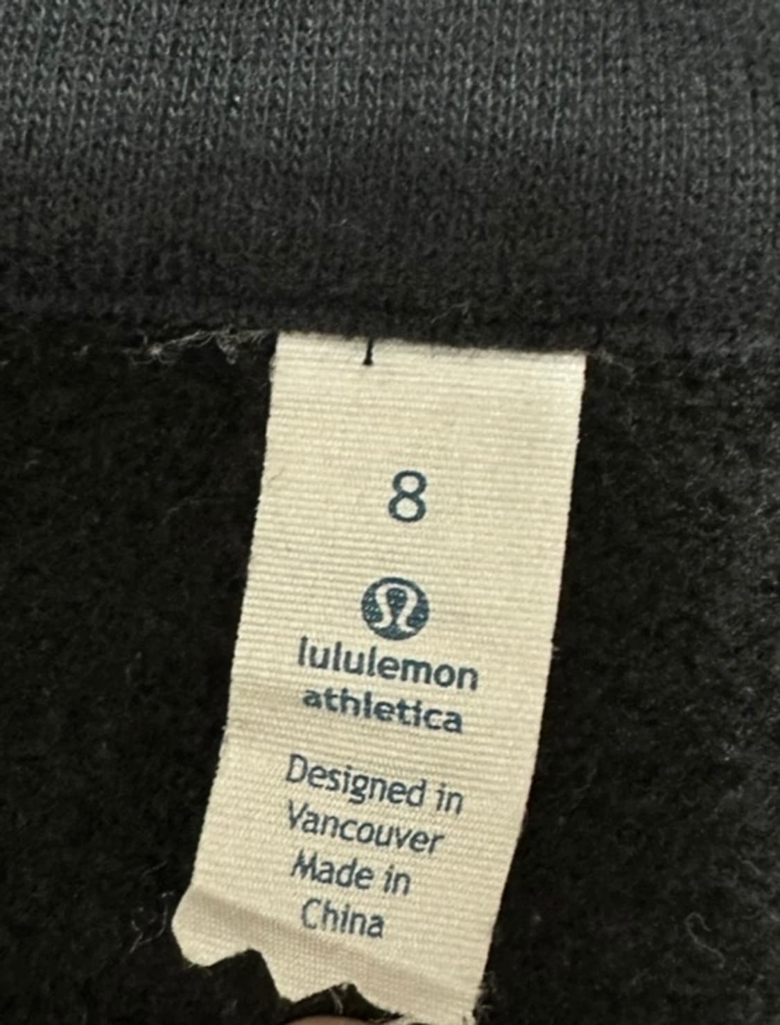 룰루레몬 블랙 후드집업 상품이미지5