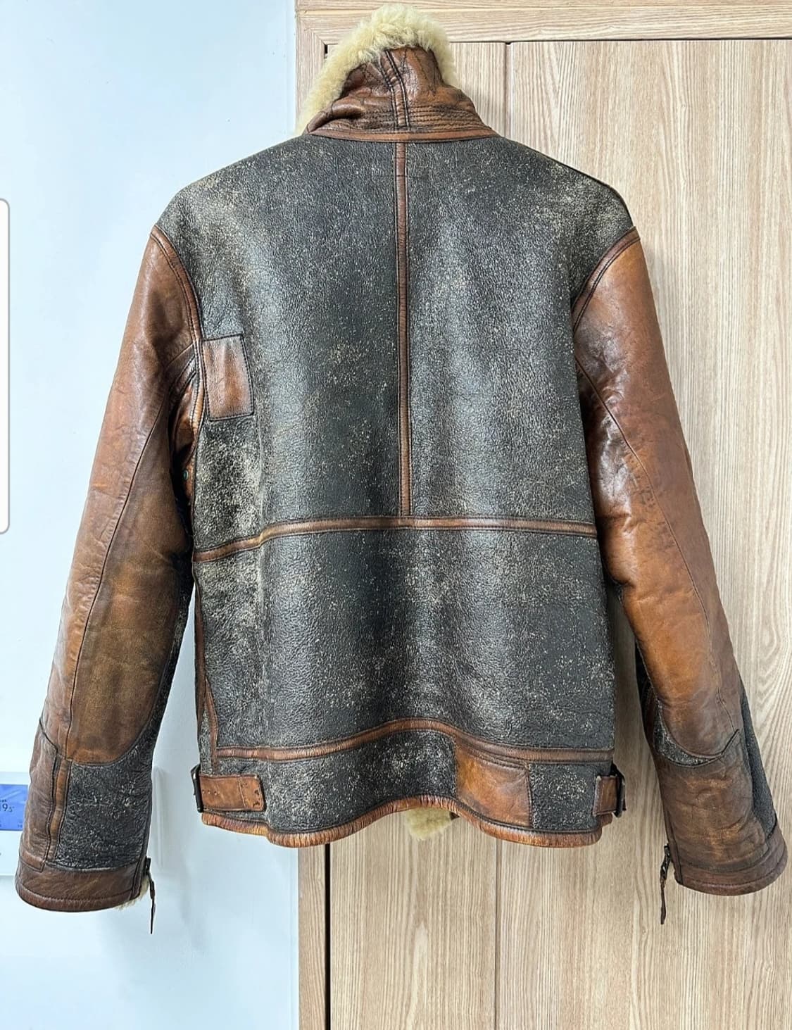 폴로랄프로렌 무스탕 시어링 M 민트급 (폴로 울 더플코트 +) 상품이미지2