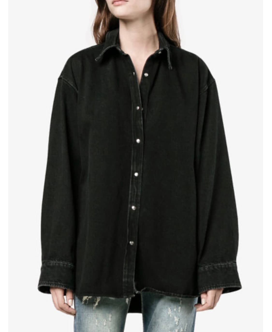 [38] 17SS 발렌시아가 핀치 흑청 데님 상품이미지2