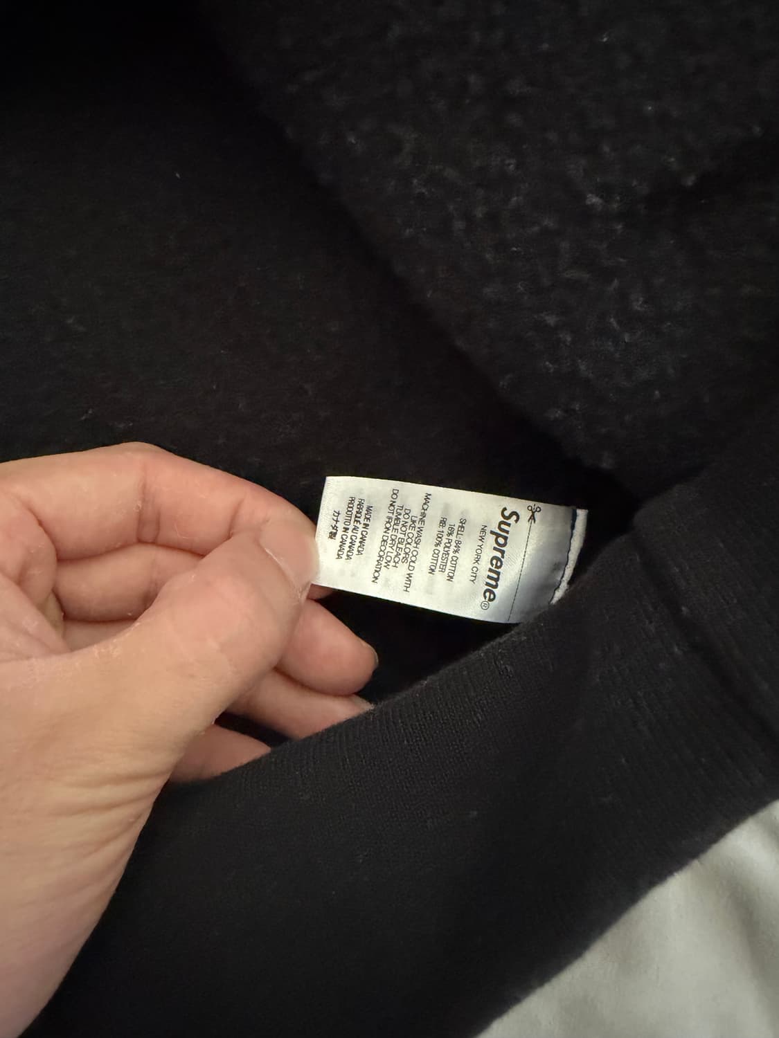 슈프림 22fw 스몰 박스 후드 스웨트셔츠 블랙 L 상품이미지5