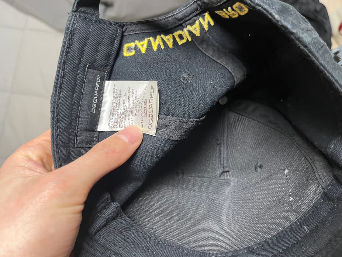 디스퀘어드2 PHYS ED '64 블랙 볼캡 XXL 상품이미지4