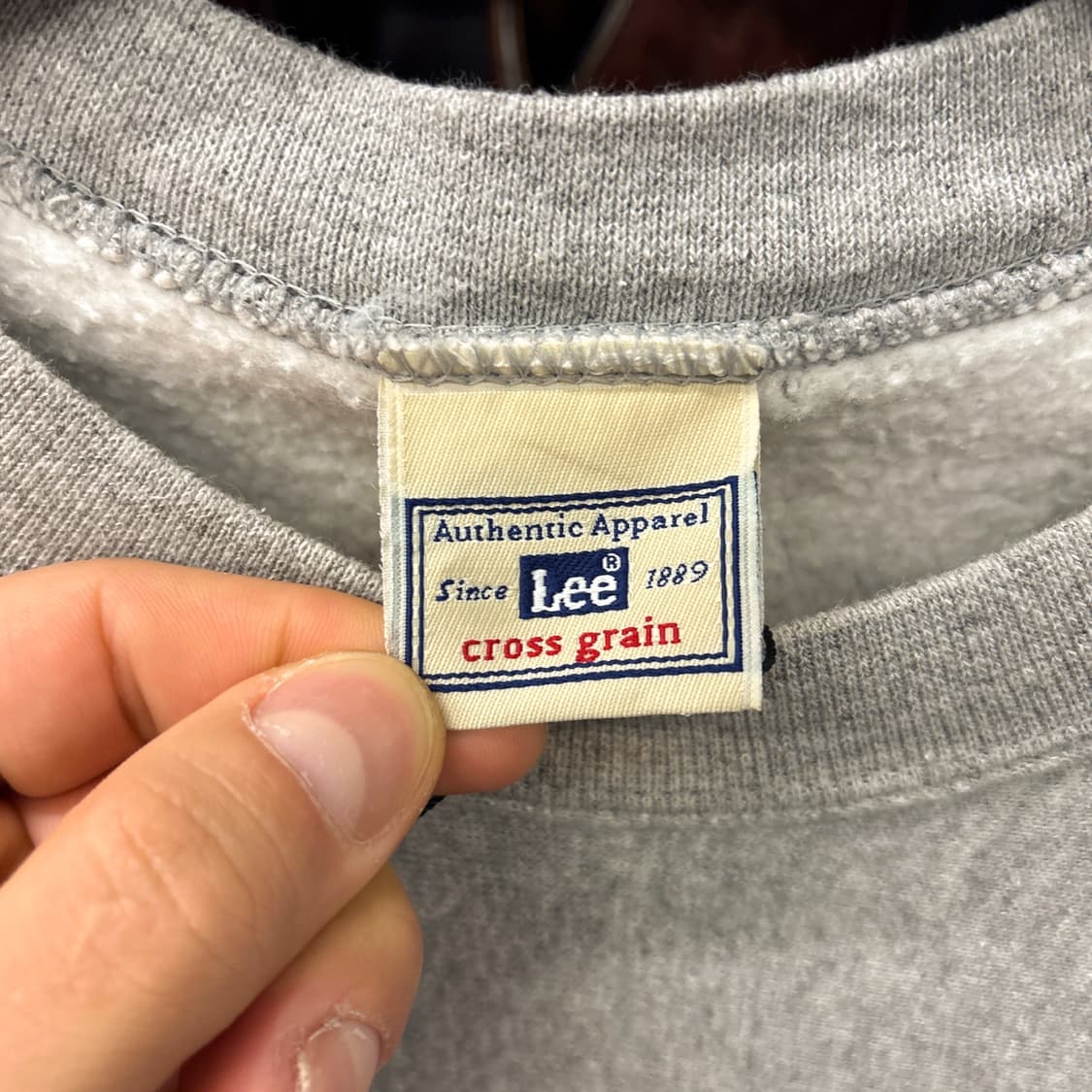 90s 리 리버스위브 Late Show 레터링 굿즈 스웻셔츠 N1217 상품이미지9