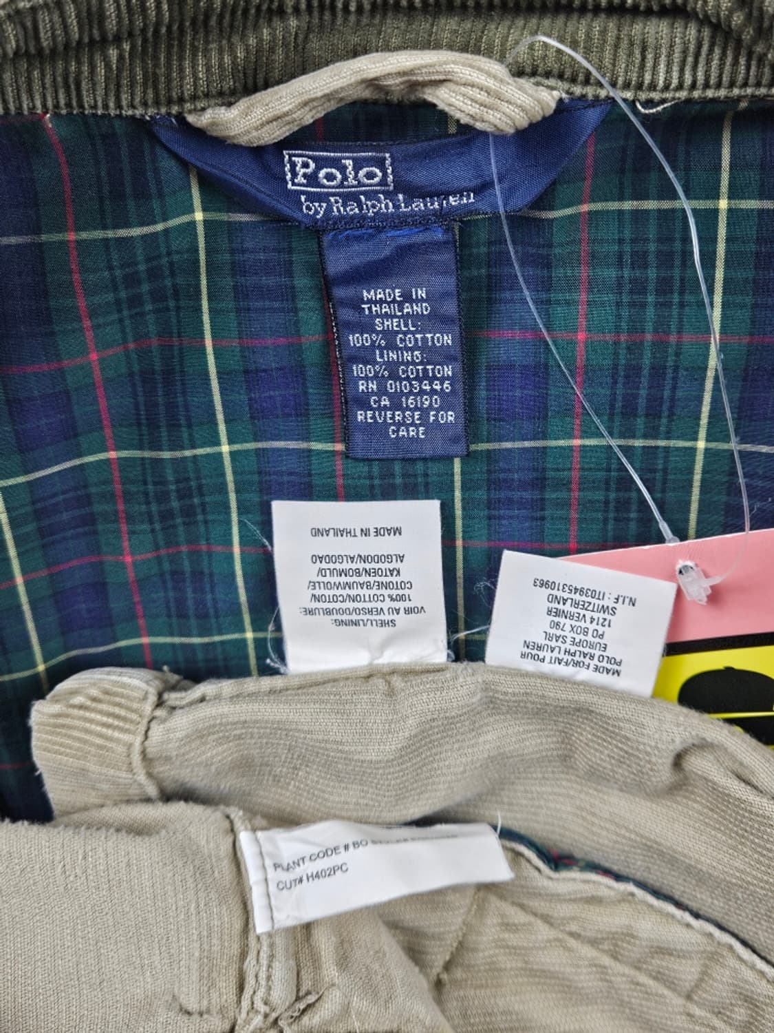 폴로랄프로렌 스윙탑 코듀로이 블루종 자켓 ( M추정 ) / 9439 상품이미지10