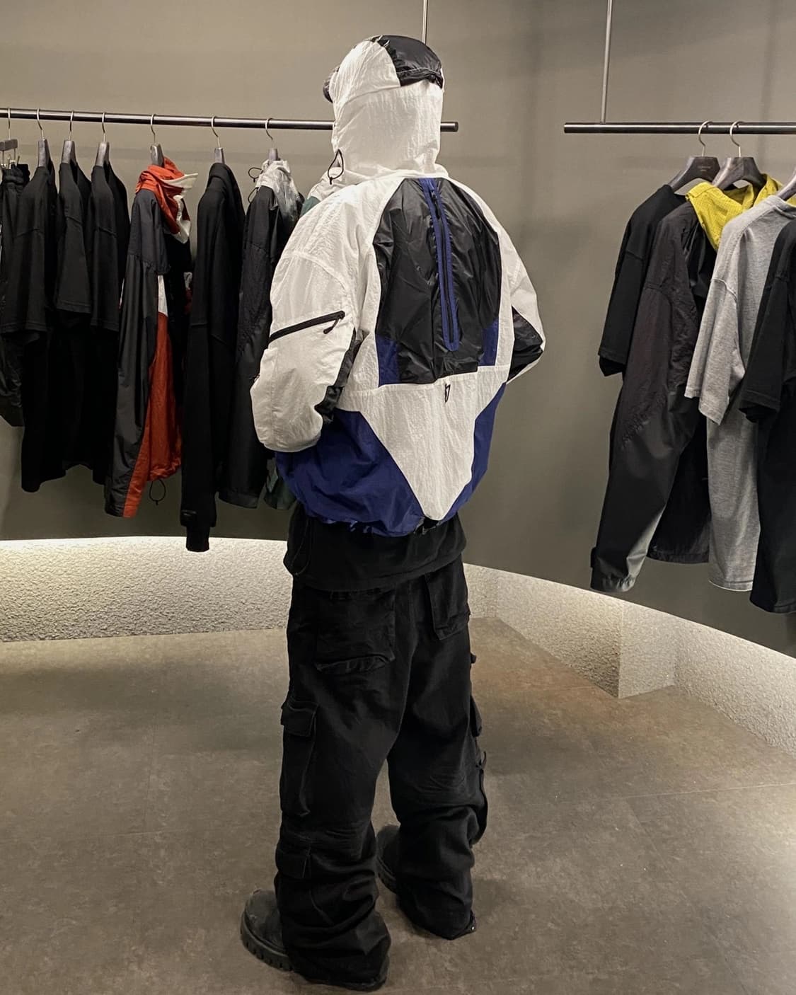 [1] 언더마이카 바람막이 GUNK - DAVAN BLUE 상품이미지2