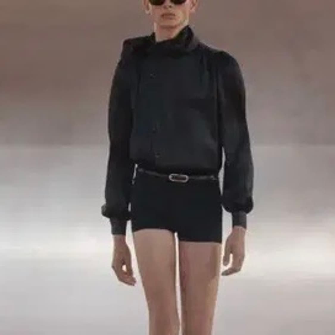 (새상품)생로랑 23SS 스카프 실크 셔츠 - 40Size 상품이미지2