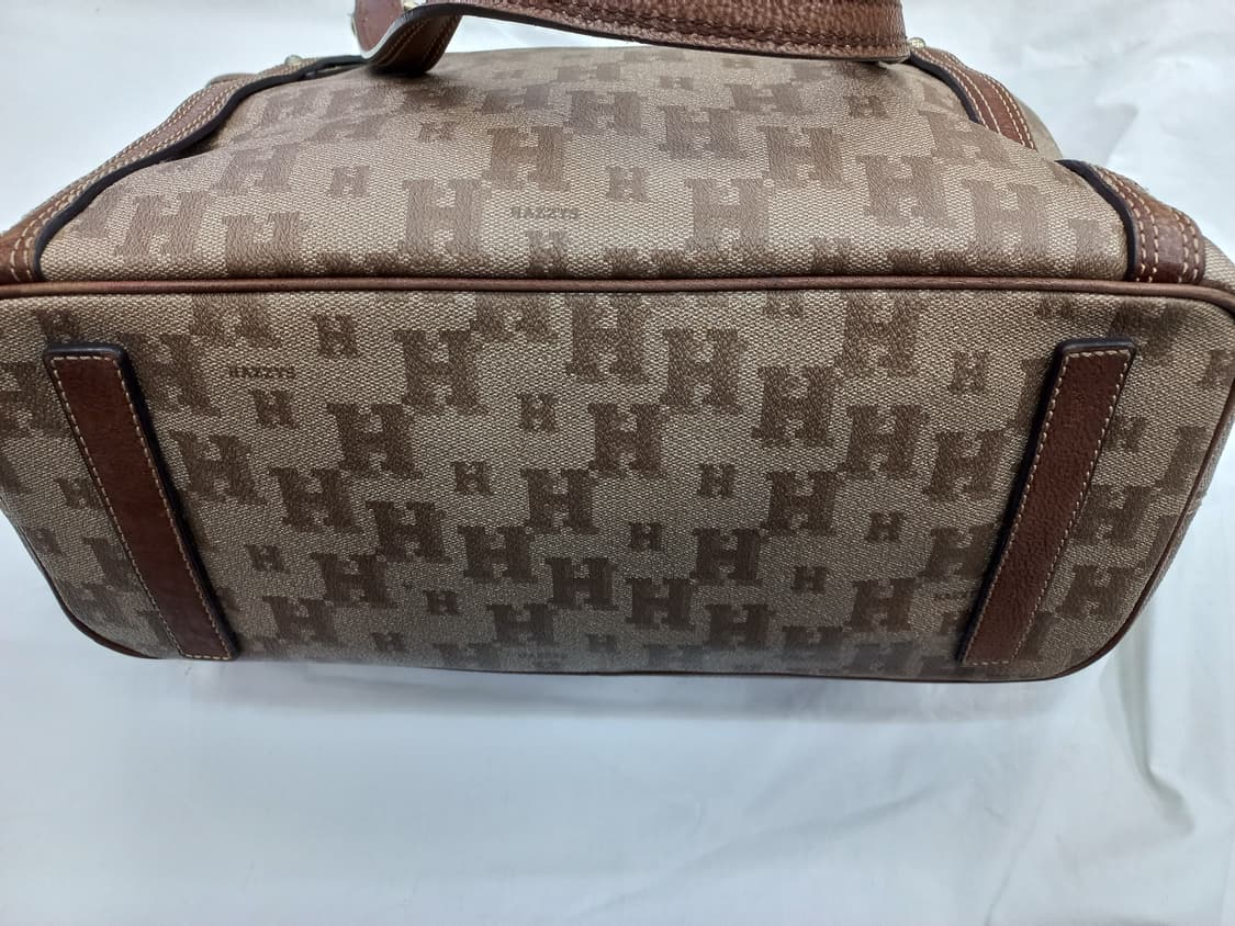 헤지스 H로고 패턴 토트백 브라운 상품이미지2