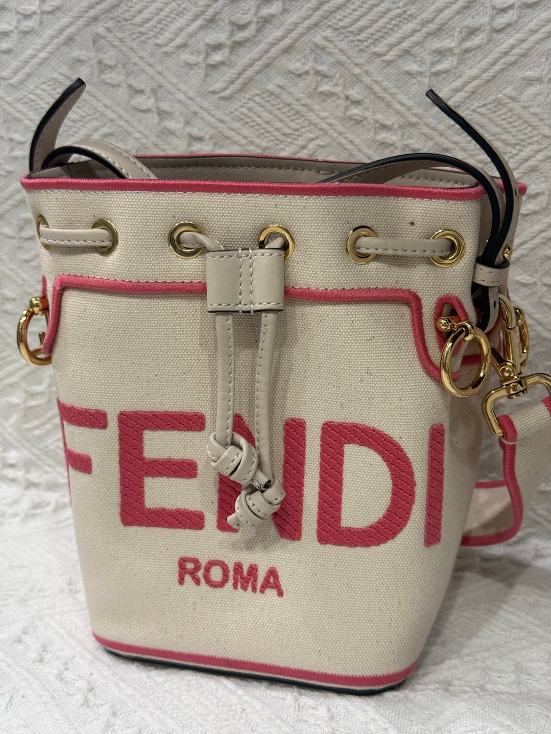 펜디복조리 캔버스 핑크 상품이미지2