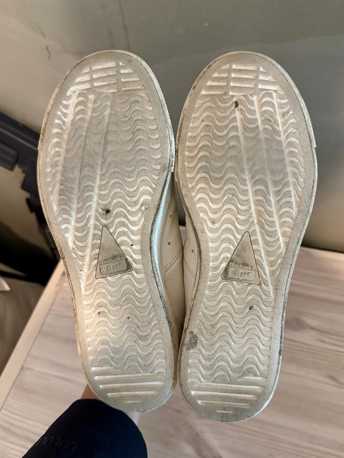 오니츠카 타이거 론쉽 화이트 그린힐팁 상품이미지5