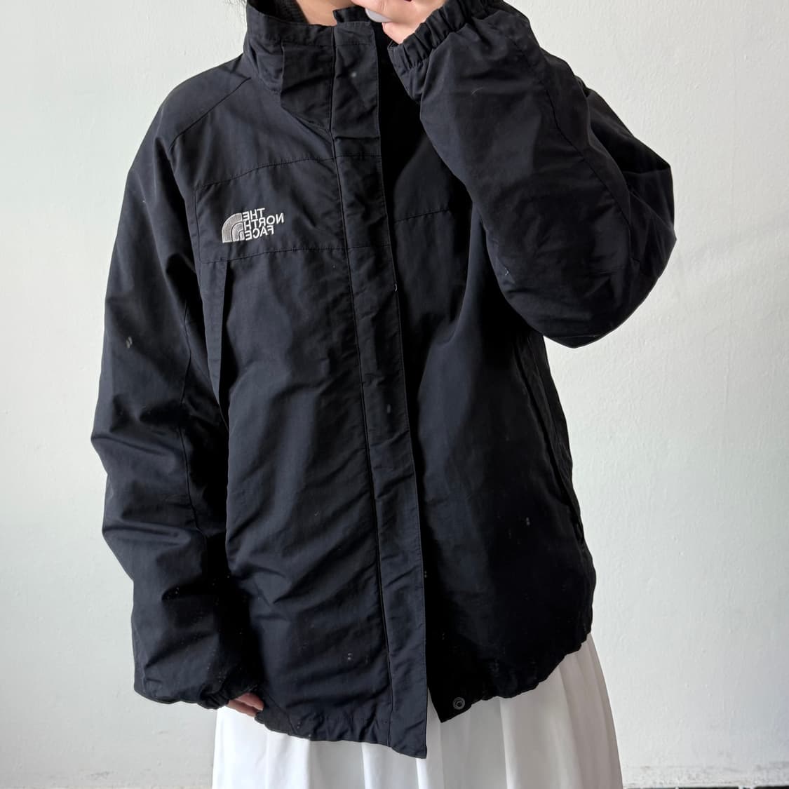 [XL] 노스페이스 블랙 바람막이 자켓 상품이미지1