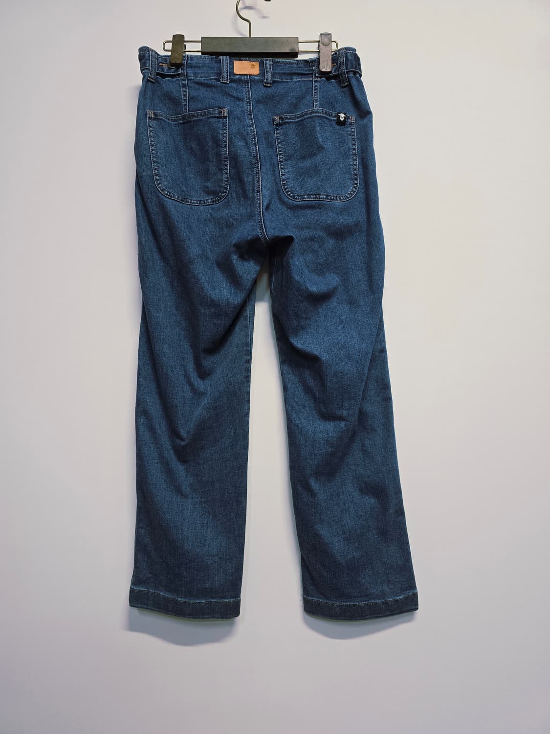 맥우드건 핀턱 데님 와이드 팬츠28 상품이미지4