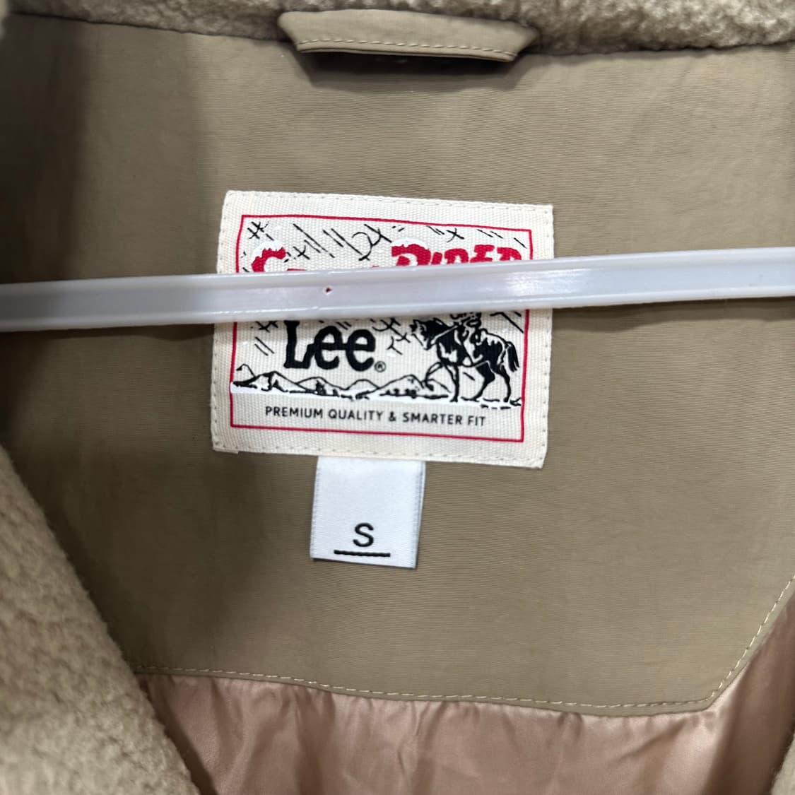 리 트위치로고 플리스 숏 패딩 상품이미지3