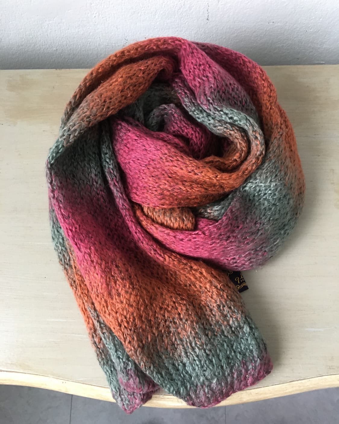  color mixed fringe point muffler 상품이미지1